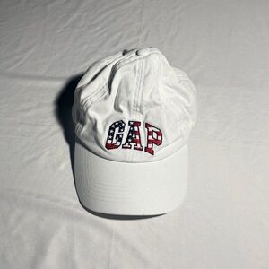 GAP Baseball Cap Strapback Dad Hat July 4th Red White Blue Stars Stripe Flag NWT